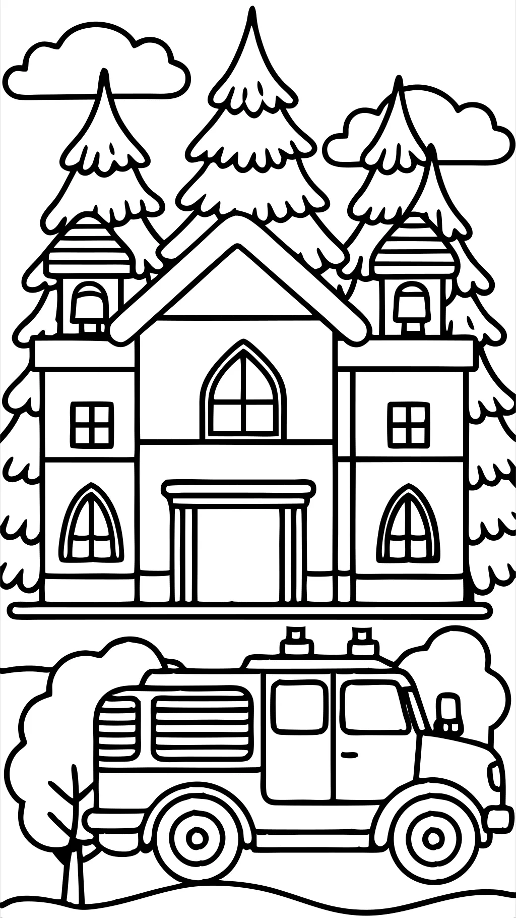 firehouse coloring page